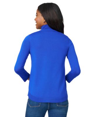 Women's Mock-Neck Side-Zip Sweater 