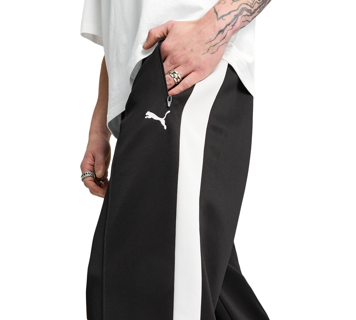 Puma T7 Always On Men's Relaxed Track Pants In Black