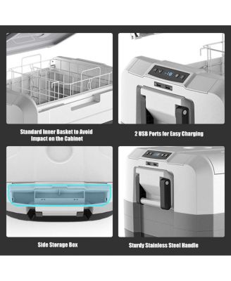 58 Quart Portable Electric Camping Car Cooler