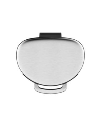 10.6 Gal./40 Liter Stainless Steel Semi-round Step-on Trash Can for Kitchen