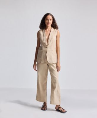 Women's Wide Leg Pants in Hemp