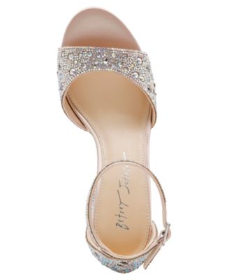 Betsey Johnson Women's Kami Block Heel Dress Sandals - Macy's