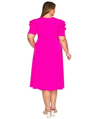 Plus Size Aleyna Flare Dress