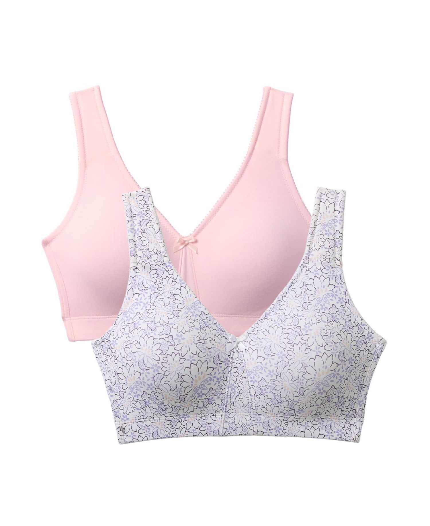 Women's 2-Pack Cotton Full Coverage Bra