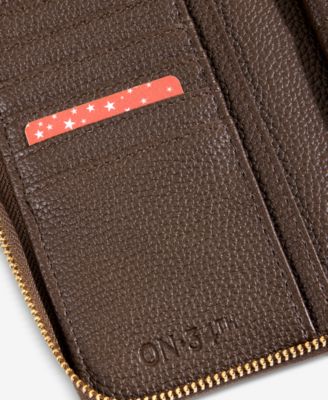 Angii Solid Zip-Around Wallet, Macy's Exclusive