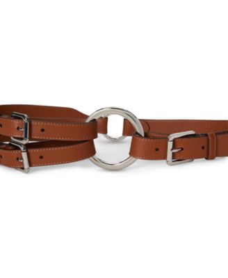 Tri-Strap O-Ring Leather Belt