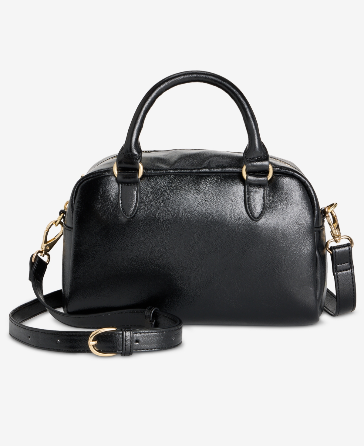 On 34th Broocke Small Glazed Crossbody Bag, Exclusively At Macy's In Black
