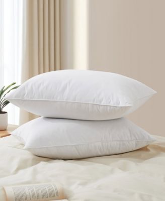 100% Cotton Goose Down and Feather 2-Pack Pillow, Standard
