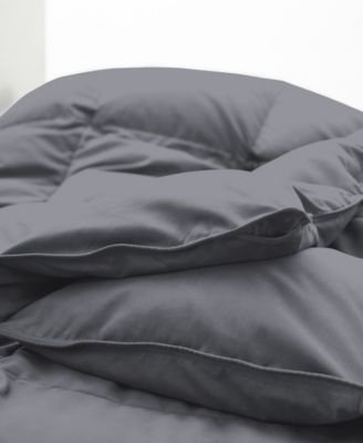 All Season White Goose Down Fiber Comforter, King