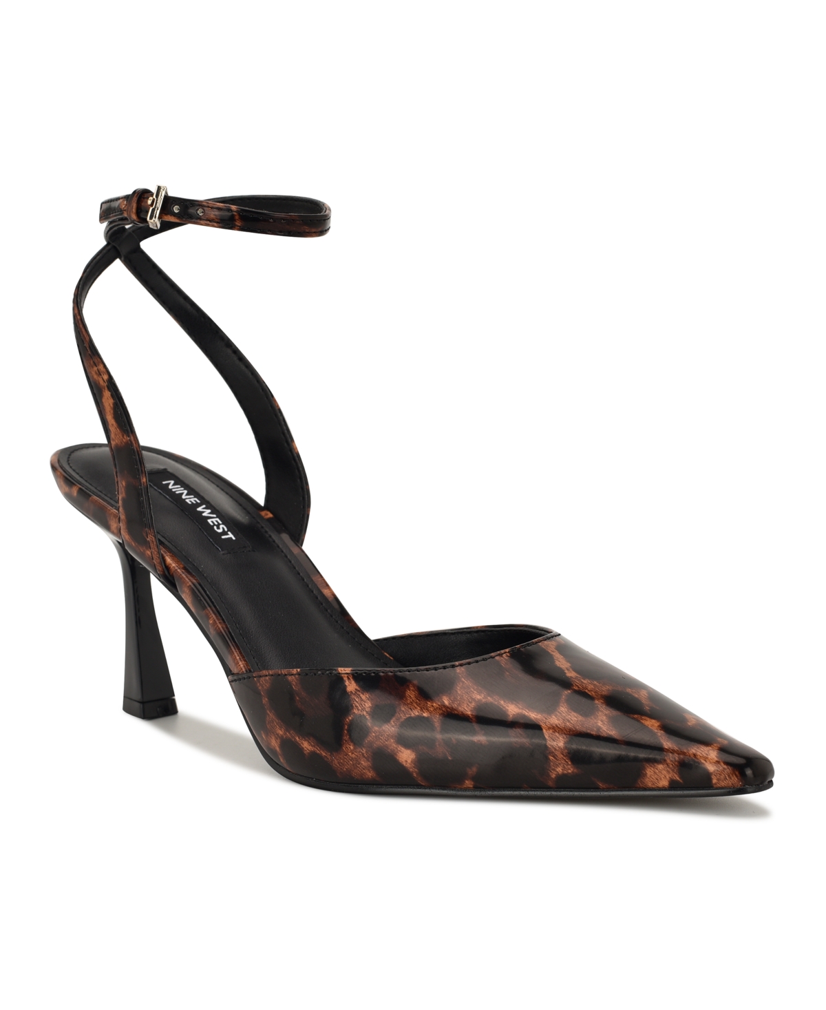 Nine West Women's Kellie Pointy Toe Tapered Heel Pumps In Brown