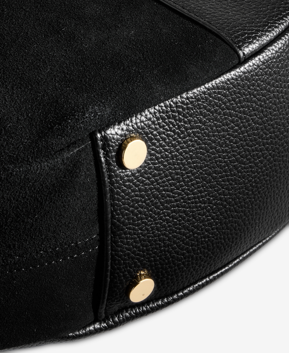 On 34th Harlowwe Small Suede Hobo Bag, Exclusively At Macy's In Black
