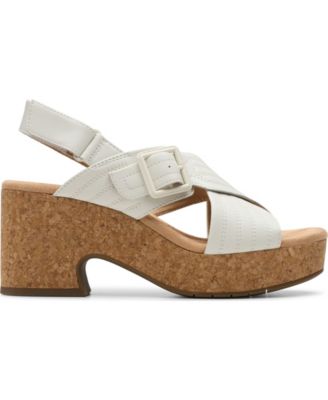 Collection Nerisa West Buckle Wedge Sandals