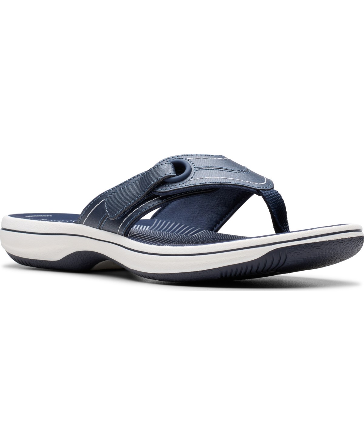 Женские сандалии Clarks Cloudsteppers Breeze Reyna Flip-Flop Sandals — фото 1