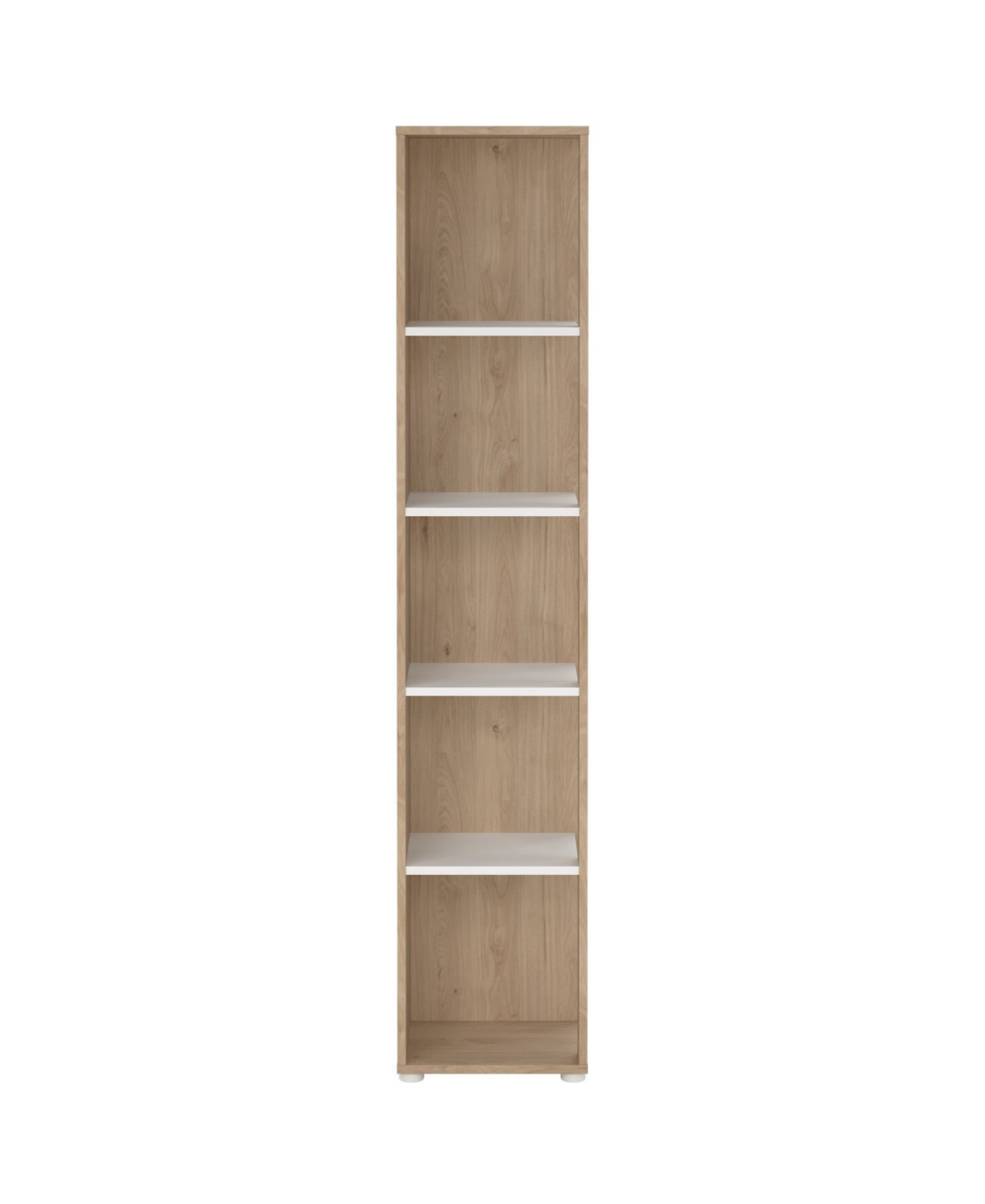 Tvilum 80.59" Wood 5 Shelf Narrow Bookcase