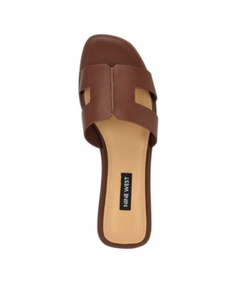 Women's Giny Cutout Flat Slide Sandals