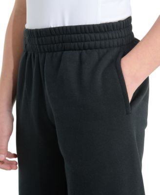 Big Boys Elastic-Waistband Essential Big Logo Fleece Jogger Pants 	