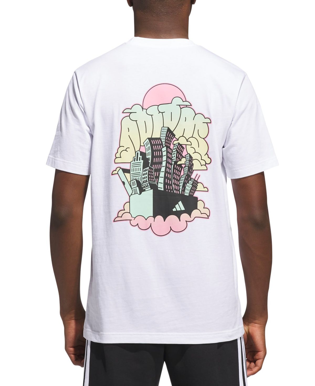 Мужская футболка с графическим логотипом города 90-х годов