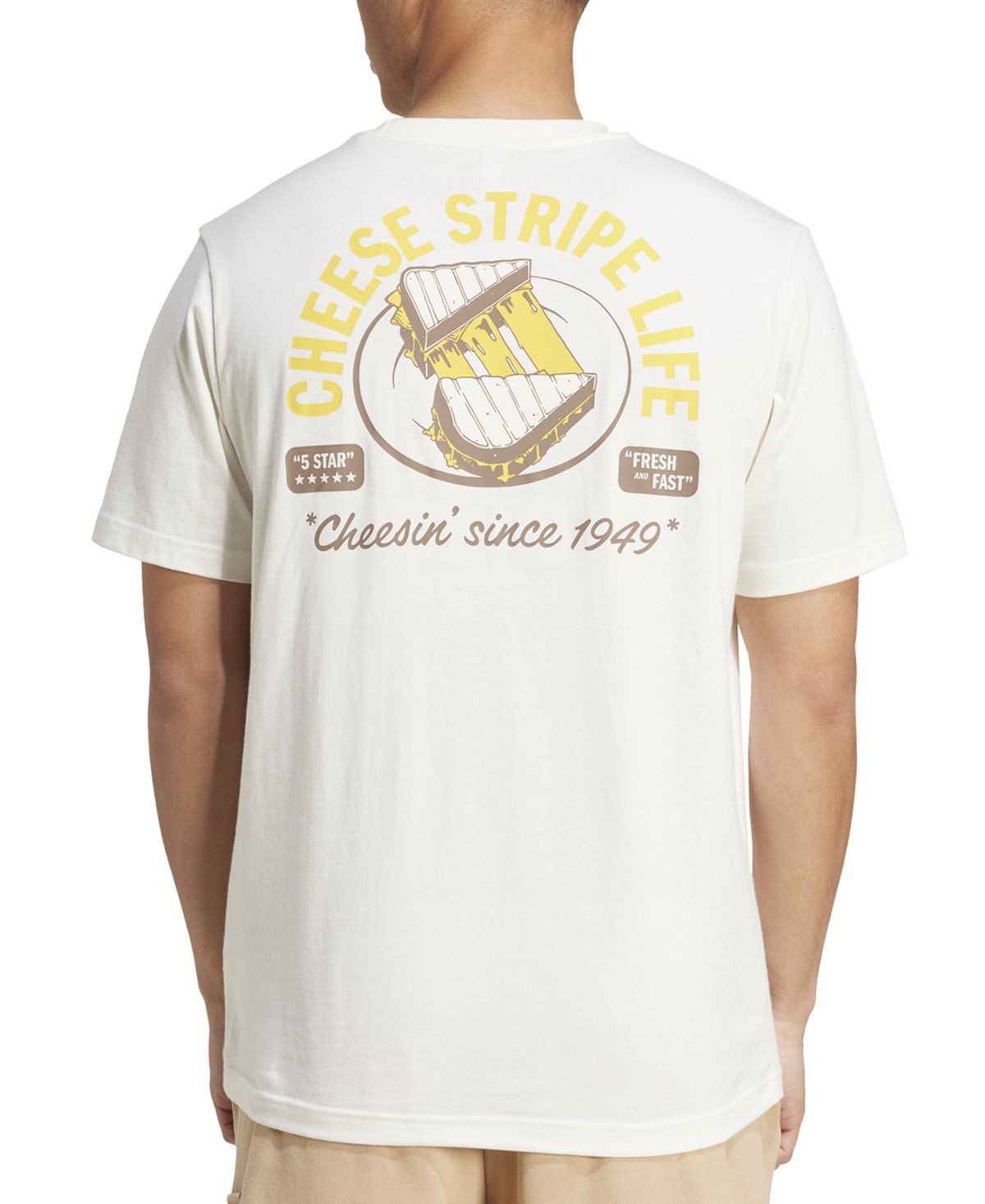 Мужская футболка в полоску Cheese Life