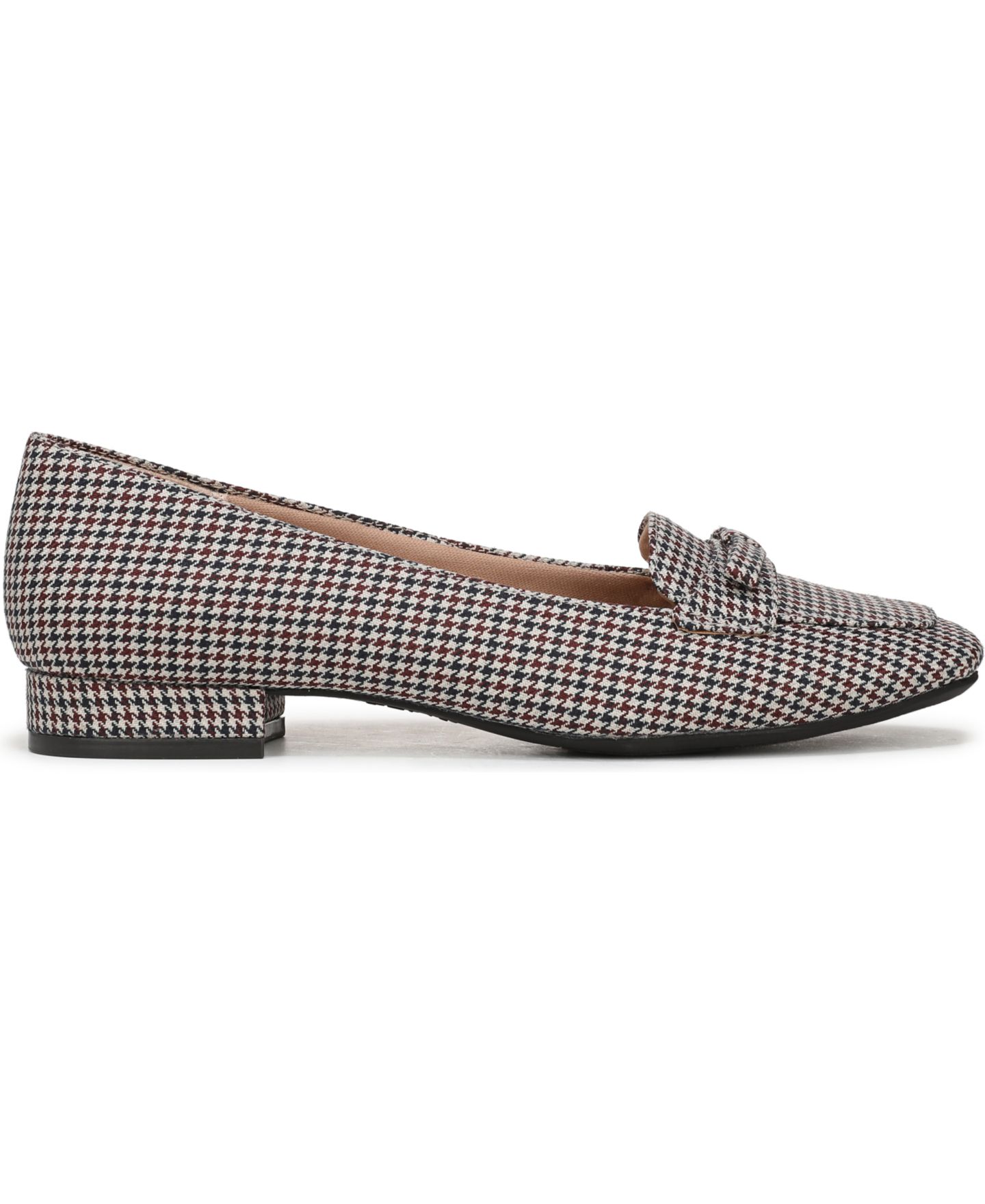 Женские туфли LifeStride Claudine Square Toe Block Heel Ballerina Flats, цвет: Бежевый разноцветная гусиная лапка — фото 2