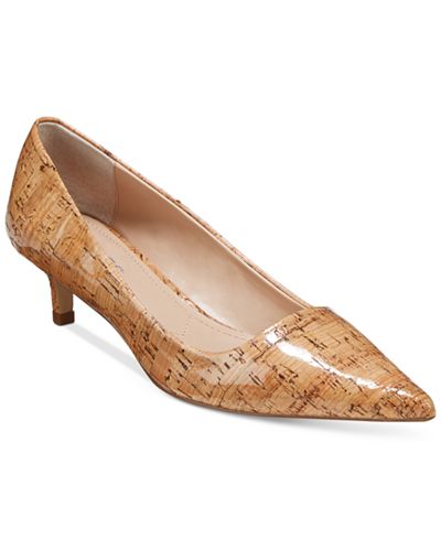 CHARLES by Charles David Drew Kitten-Heel Pumps