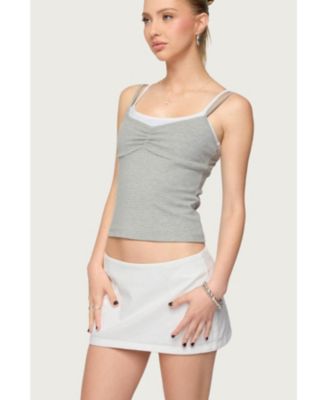 Womens Lilian Layered Striped Tank Top