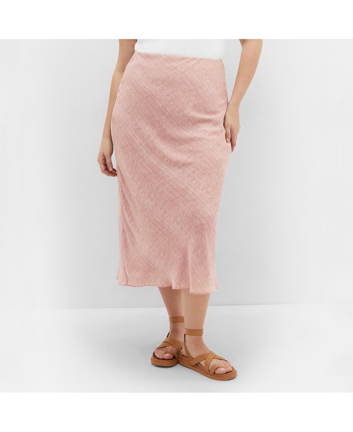 Plus Size Newberry Street Skirt - Floss print