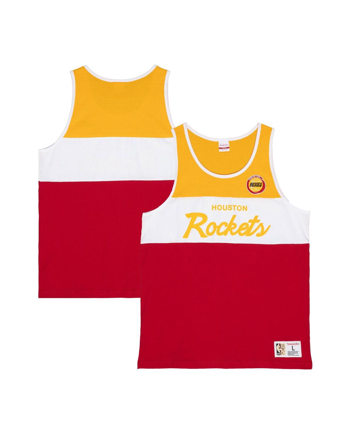 Mitchell & Ness Kids' Men's Red Houston Rockets Hardwood Classics Tank Top
