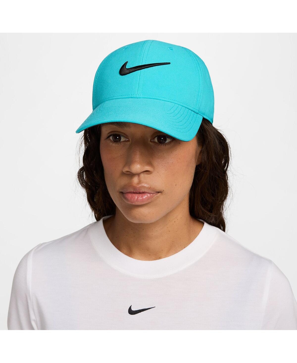 Men's and Women'sÂ Turquoise Performance Club Adjustable Hat - Turquoise