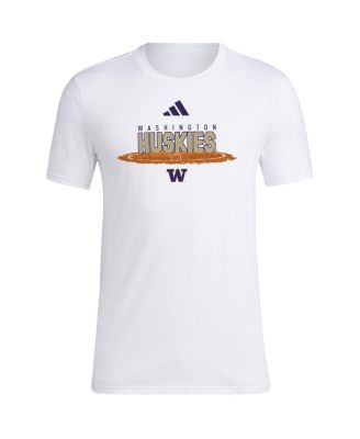 Men's White Washington Huskies Softball Pitcher's Circle T-Shirt