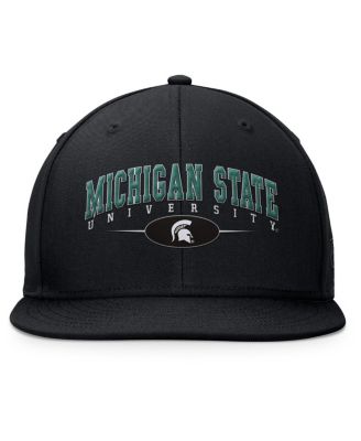 Men's Black Michigan State Spartans Bullpen Snapback Hat