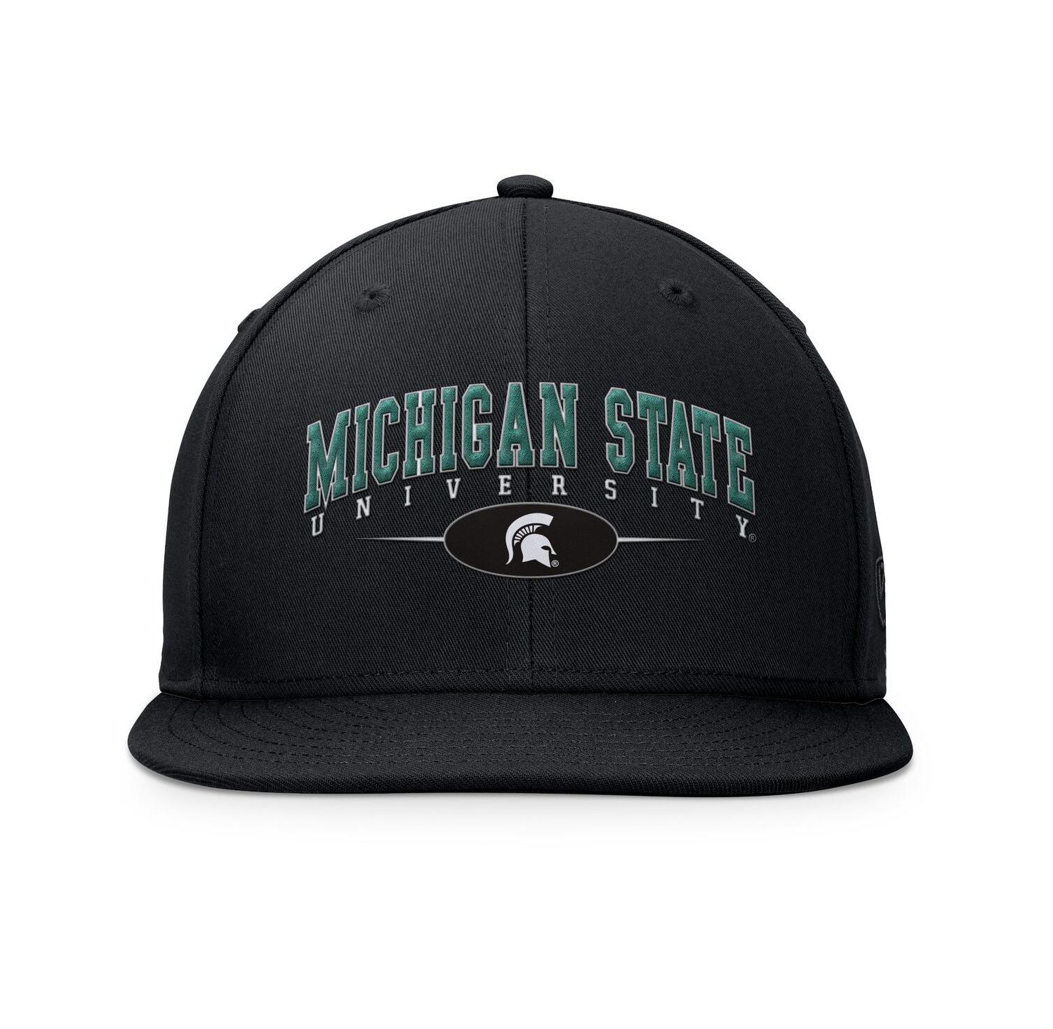Men's Black Michigan State Spartans Bullpen Snapback Hat