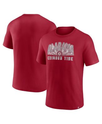 Fanatics - Men's Crimson Alabama Crimson Tide Tradition Established Staple T-Shirt