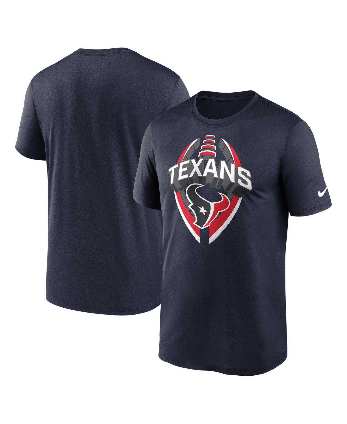 Men's Navy Houston Texans Legend Icon Performance T-Shirt - Navy