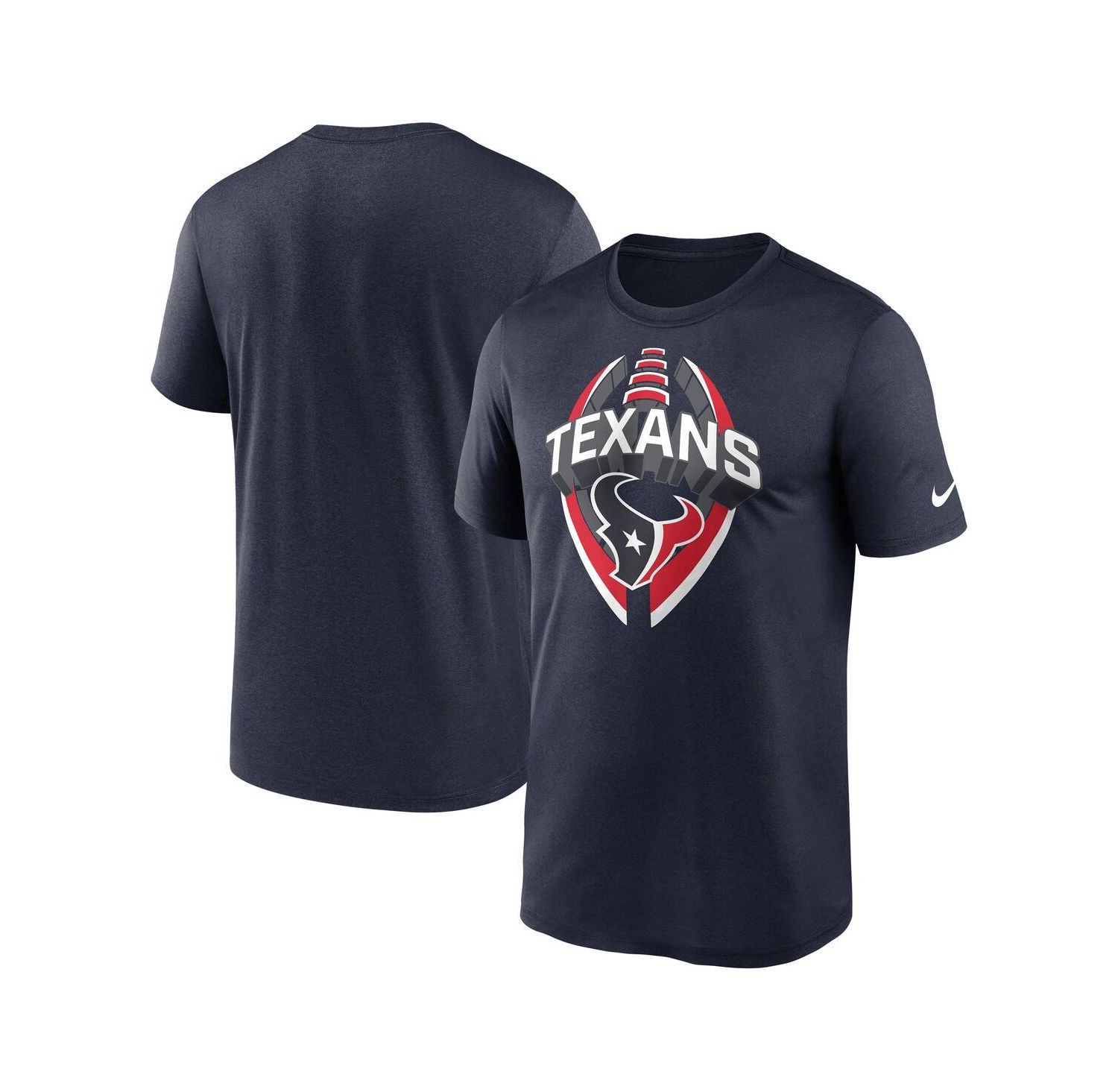 Men's Navy Houston Texans Legend Icon Performance T-Shirt