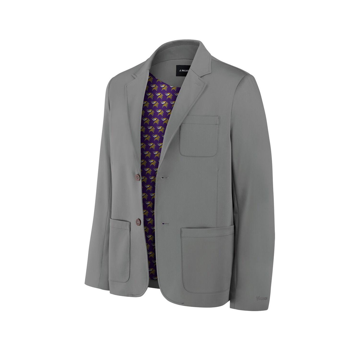 Men's Graphite Minnesota Vikings Man-In-Motion Blazer