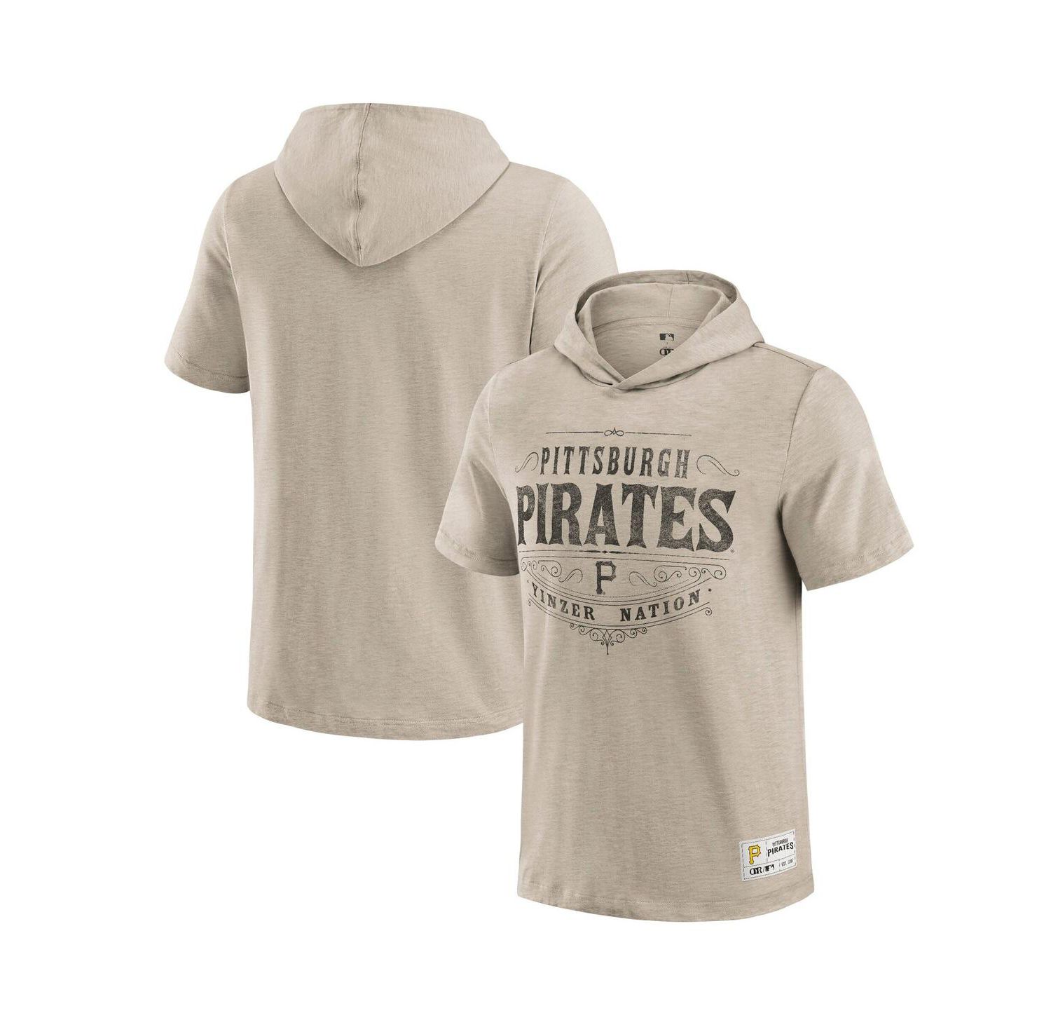 Darius Rucker Collection by Men's Tan Pittsburgh Pirates Hooded T-Shirt