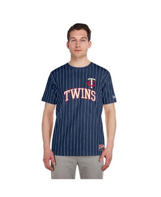 Men's Navy Minnesota Twins Throwback Pinstripe T-Shirt