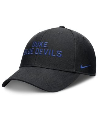 Nike - Men's Black Duke Blue Devils Rise Practice Adjustable Hat
