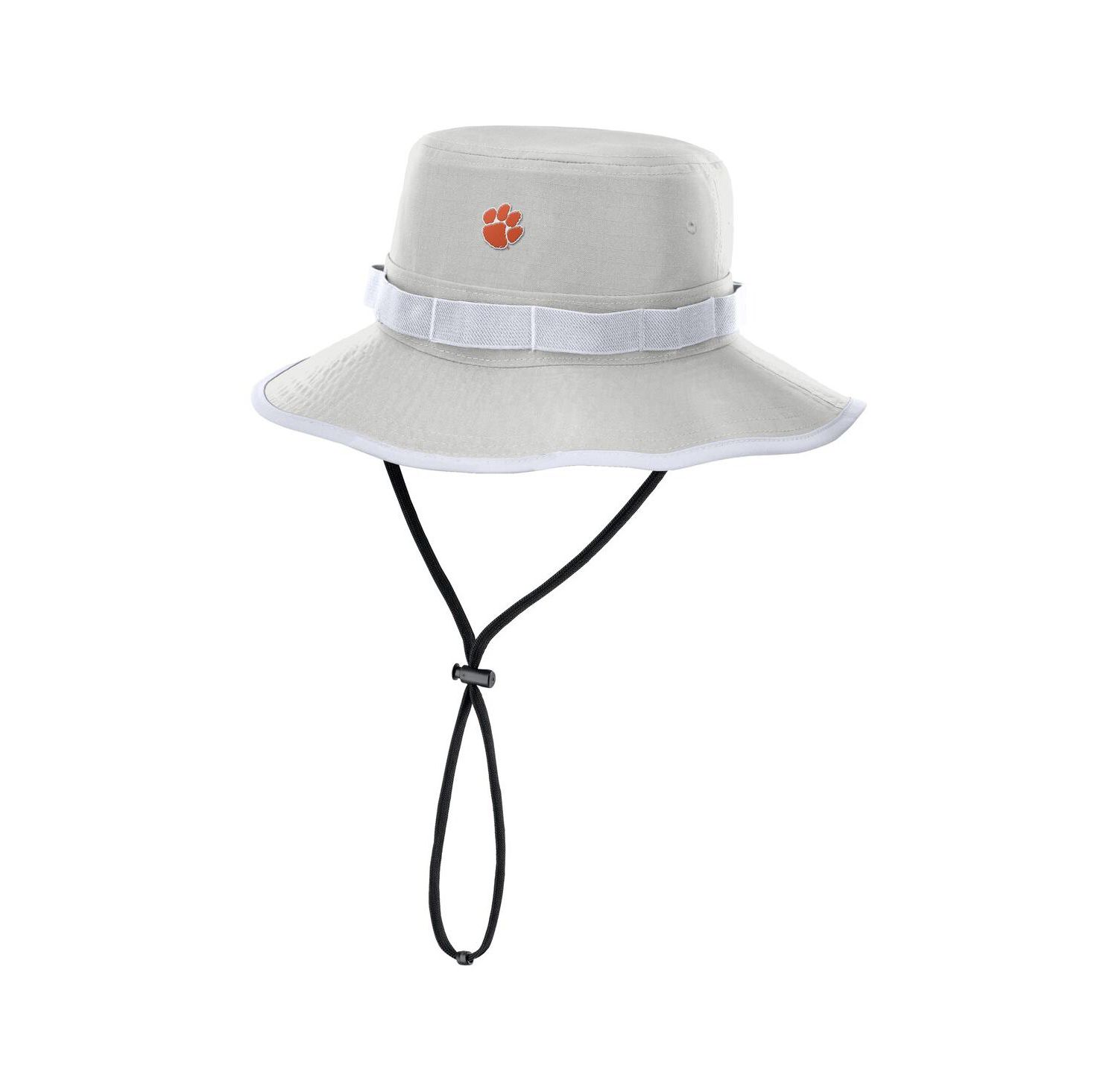 Men's Gray Clemson Tigers 2025 Sideline Apex Boonie Performance Bucket Hat
