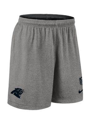 Men's Black Carolina Panthers Sideline Reversible Performance Shorts