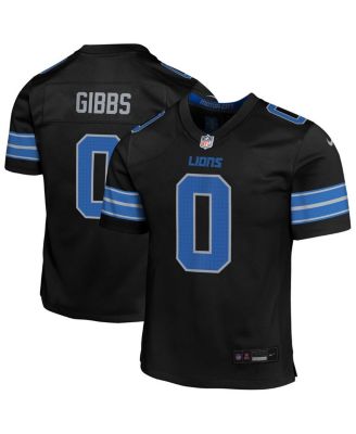 Nike - Big Boys and Girls Jahmyr Gibbs Black Detroit Lions Alternate Game Jersey