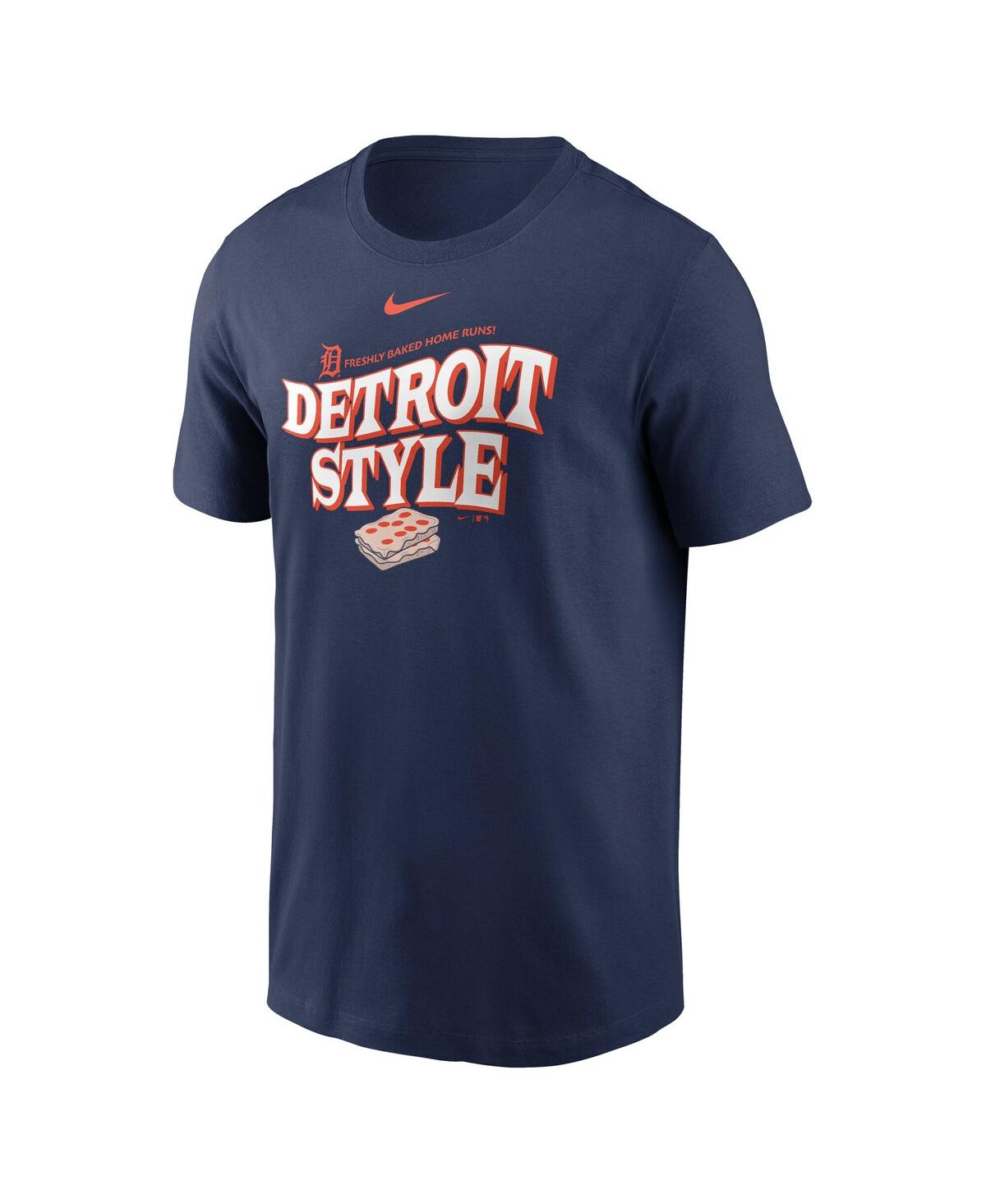 Nike Men's Navy Detroit Tigers Local Hometown T-shirt In Blue