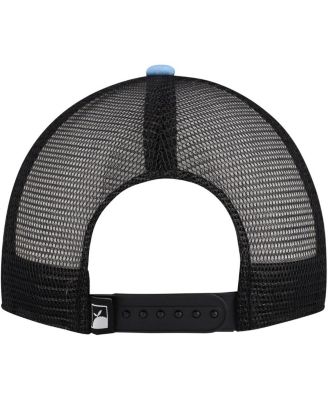 Men's Light Blue/Black Infested Trucker Adjustable Hat