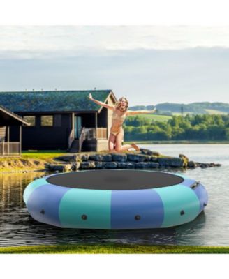 15 Feet Inflatable Splash Padded Water Bouncer Trampoline