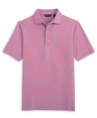 Prep Stripe Polo, Berry