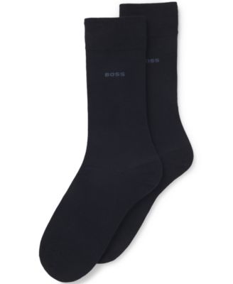 Men's 2-Pack of Regular-Length Cotton Blend Socks
