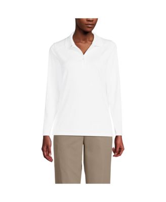 Women's Long Sleeve Feminine Fit Rapid Dry Polo Shirt