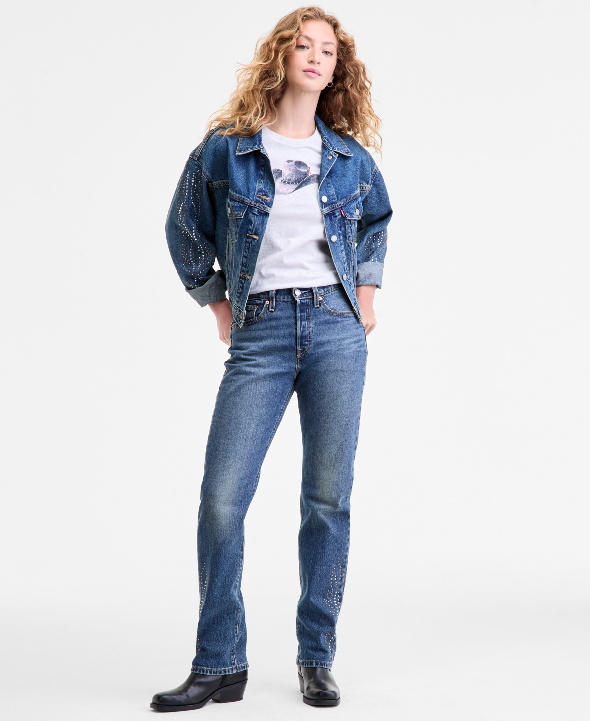 Levi's Women's 501 Straight-leg High-rise Jeans