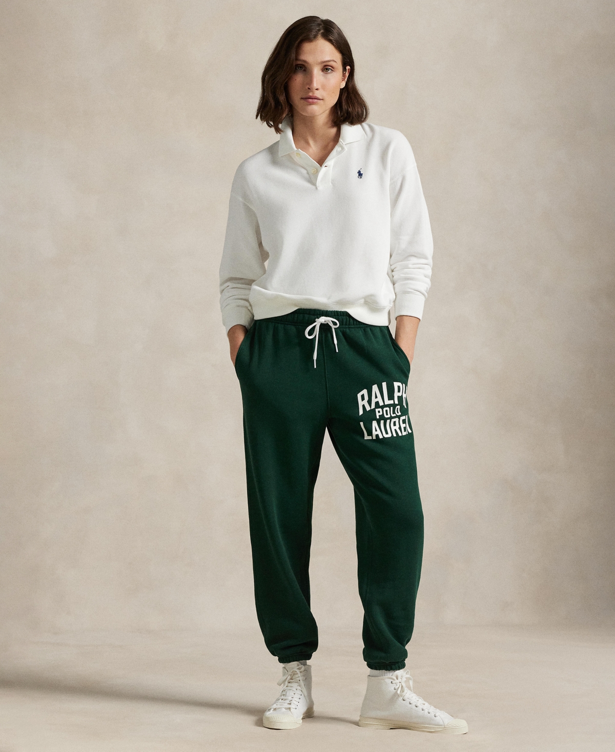 Polo Ralph Lauren Women's Logo Fleece Drawstring Sweatpant