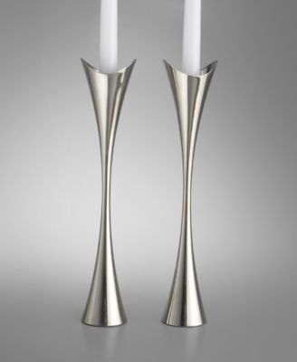 11" Curve Candlesticks